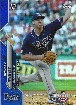2020 Topps Opening Day - Opening Day Edition Blue Foil #1 Brendan McKay Front