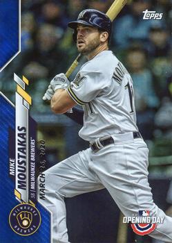 2020 Topps Opening Day - Opening Day Edition Blue Foil #5 Mike Moustakas Front