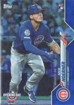 2020 Topps Opening Day - Opening Day Edition Blue Foil #12 Nico Hoerner Front