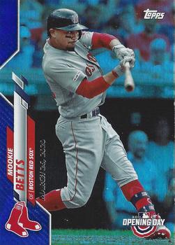 2020 Topps Opening Day - Opening Day Edition Blue Foil #28 Mookie Betts Front