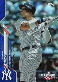 2020 Topps Opening Day - Opening Day Edition Blue Foil #31 Aaron Judge Front