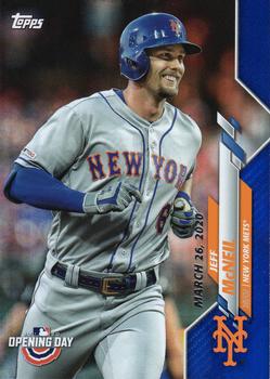 2020 Topps Opening Day - Opening Day Edition Blue Foil #34 Jeff McNeil Front