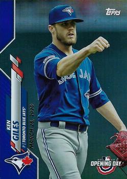 2020 Topps Opening Day - Opening Day Edition Blue Foil #36 Ken Giles Front