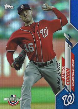 2020 Topps Opening Day - Opening Day Edition Blue Foil #41 Patrick Corbin Front