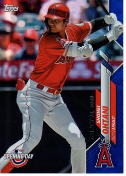 2020 Topps Opening Day - Opening Day Edition Blue Foil #43 Shohei Ohtani Front