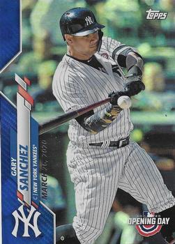 2020 Topps Opening Day - Opening Day Edition Blue Foil #59 Gary Sanchez Front