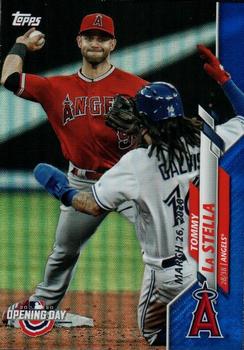 2020 Topps Opening Day - Opening Day Edition Blue Foil #69 Tommy La Stella Front