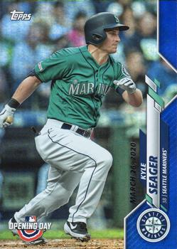 2020 Topps Opening Day - Opening Day Edition Blue Foil #84 Kyle Seager Front