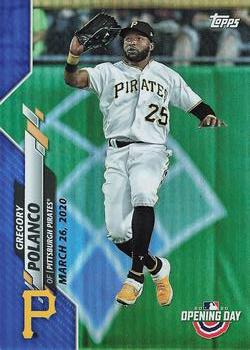 2020 Topps Opening Day - Opening Day Edition Blue Foil #137 Gregory Polanco Front