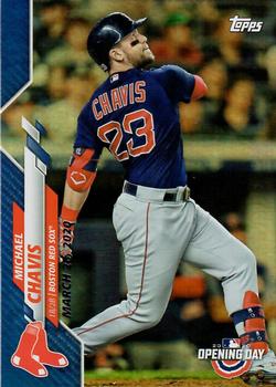 2020 Topps Opening Day - Opening Day Edition Blue Foil #140 Michael Chavis Front