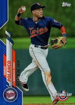 2020 Topps Opening Day - Opening Day Edition Blue Foil #148 Jorge Polanco Front