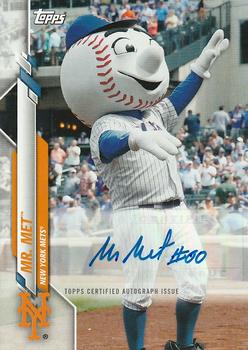 2020 Topps Opening Day - Mascot Autographs #MA-MM Mr. Met Front