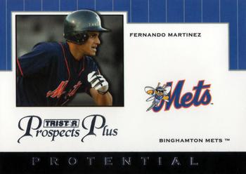 2007 TriStar Prospects Plus - Protential #PT-FM Fernando Martinez Front