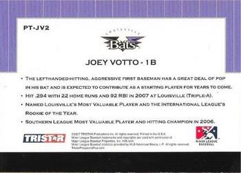 2007 TriStar Prospects Plus - Protential #PT-JV Joey Votto Back