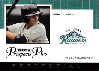 2007 TriStar Prospects Plus - Protential #PT-YC Yung-Chi Chen Front
