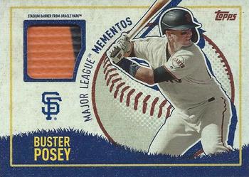 2020 Topps Opening Day - Major League Mementos #MLM-BP Buster Posey Front