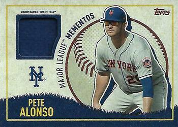 2020 Topps Opening Day - Major League Mementos #MLM-PA Pete Alonso Front