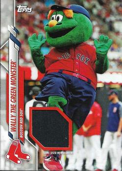 2020 Topps Opening Day - Mascot Relics #MR-WGM Wally the Green Monster Front