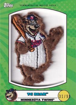 2020 Topps Opening Day - Mascot Commemorative Patch Relics #MPR-TCB TC Bear Front
