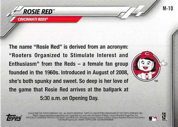 2020 Topps Opening Day - Mascots #M-10 Rosie Red Back