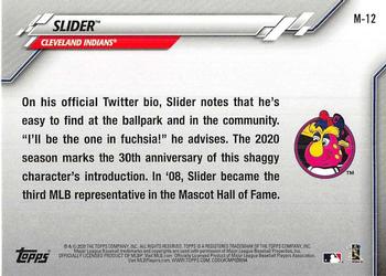2020 Topps Opening Day - Mascots #M-12 Slider Back