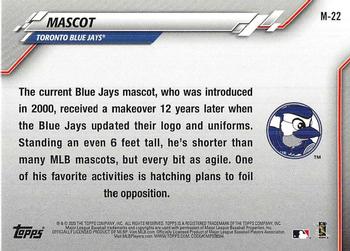 2020 Topps Opening Day - Mascots #M-22 Ace Back