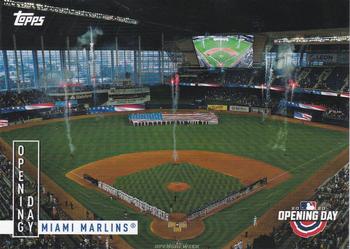 2020 Topps Opening Day - Opening Day #OD-4 Miami Marlins Front