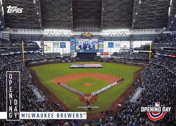 2020 Topps Opening Day - Opening Day #OD-5 Milwaukee Brewers Front