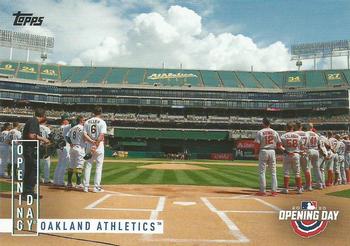2020 Topps Opening Day - Opening Day #OD-8 Oakland Athletics Front