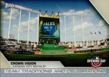 2020 Topps Opening Day - Team Traditions and Celebrations #TTC-6 Crown Vision Front