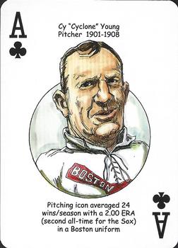 2019 Hero Decks Boston Red Sox Baseball Heroes Playing Cards (15th Edition) #A♣ Cy Young Front