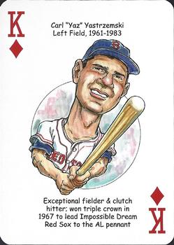 2019 Hero Decks Boston Red Sox Baseball Heroes Playing Cards (15th Edition) #K♦ Carl Yastrzemski Front