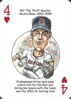 2019 Hero Decks Boston Red Sox Baseball Heroes Playing Cards (15th Edition) #4♥ Bill Mueller Front