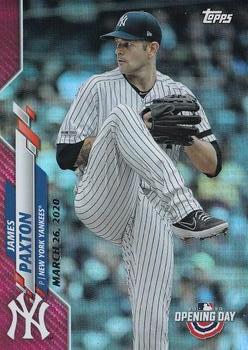 2020 Topps Opening Day - Red Foil #7 James Paxton Front