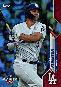 2020 Topps Opening Day - Red Foil #9 Joc Pederson Front