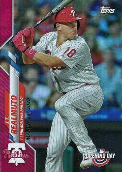 2020 Topps Opening Day - Red Foil #15 J.T. Realmuto Front