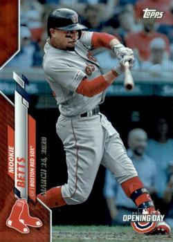 2020 Topps Opening Day - Red Foil #28 Mookie Betts Front