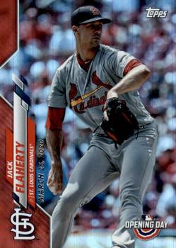 2020 Topps Opening Day - Red Foil #76 Jack Flaherty Front