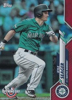2020 Topps Opening Day - Red Foil #84 Kyle Seager Front