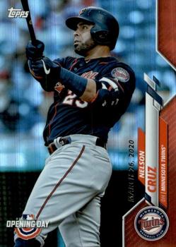 2020 Topps Opening Day - Red Foil #93 Nelson Cruz Front