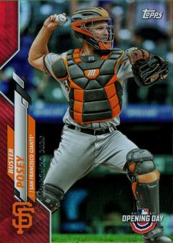 2020 Topps Opening Day - Red Foil #144 Buster Posey Front