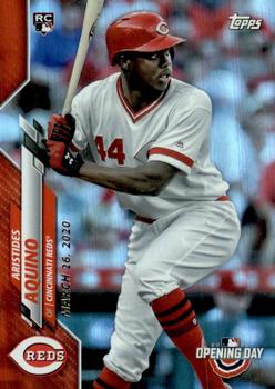 2020 Topps Opening Day - Red Foil #147 Aristides Aquino Front