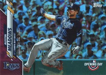 2020 Topps Opening Day - Red Foil #175 Austin Meadows Front