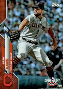 2020 Topps Opening Day - Red Foil #195 Brad Hand Front