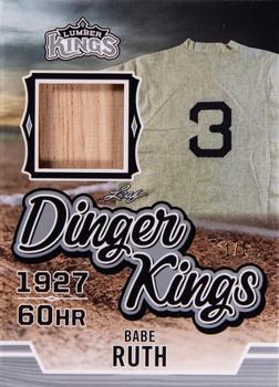 2020 Leaf Lumber Kings - Dinger Kings Relics Silver #DK-03 Babe Ruth Front
