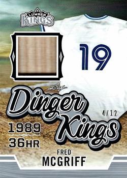 2020 Leaf Lumber Kings - Dinger Kings Relics Silver #DK-07 Fred McGriff Front