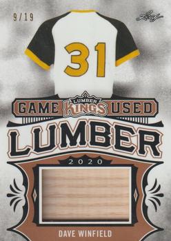 2020 Leaf Lumber Kings - Game Used Lumber Relics #GUL-13 Dave Winfield Front
