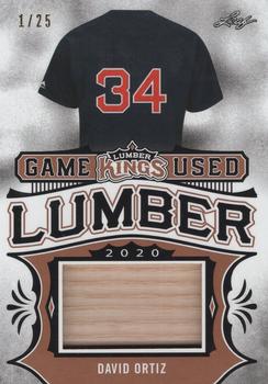 2020 Leaf Lumber Kings - Game Used Lumber Relics #GUL-14 David Ortiz Front