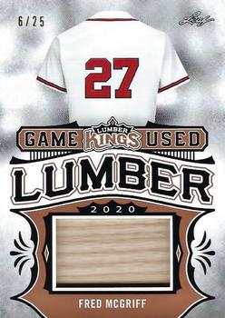 2020 Leaf Lumber Kings - Game Used Lumber Relics #GUL-21 Fred McGriff Front