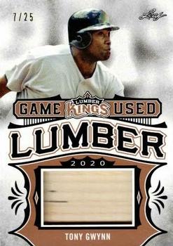 2020 Leaf Lumber Kings - Game Used Lumber Relics #GUL-62 Tony Gwynn Front